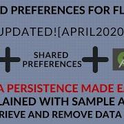 Flutter Shared Preferences Made EASY Data Persistence In Flutter 2020 UPDATED