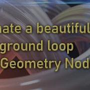 TUTORIAL How To Make An Animating Background With Geometry Nodes