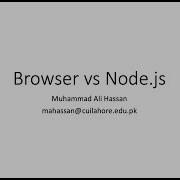 6 Browser Vs Node Js Node Js Tutorial For Beginners