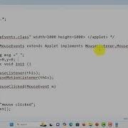 12 Write A JAVA Program For Handling Mouse Events