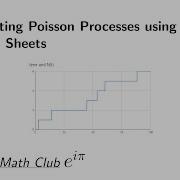Simulating Poisson Processes Using Google Sheets