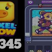 Pixelflow Level 345 Hard Guide Walkthrough Solution