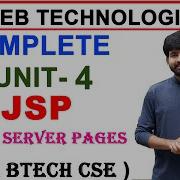Java Server Page Unit 4 In Web Technologies Complete Unit 4 JSP For Btech Cse JSP