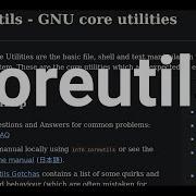 Let S Read The GNU Coreutils Source Code