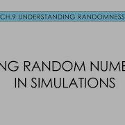 Applied Stats 9 2 Using Random Numbers In Simulations