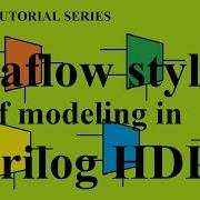 Dataflow Style Of Modeling In Verilog HDL