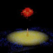 C4D KillTime Test FireWorks Thinking Particles Test 7