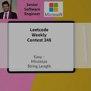 Leetcode Weekly Contest 348 Easy Minimize String Length