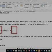 Character Encoding Of Python Source Code