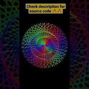 Amazing Circular Design Using Python Shorts Turtlegraphics