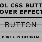 Cool Css Button Hover Pure Css Tutorial Css Hover Effects
