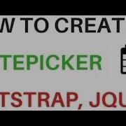 Jquery Datepicker Date Month Calendar With Bootstrap 3 3 7