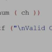 106 Isalnum Function In C Programming Hindi