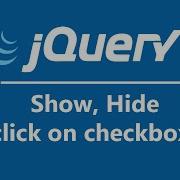 How To Jquery Show Hide Elements By Click On Checkbox