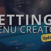 Settings Menu Creator Update 1 3 Overview Free Unity Asset