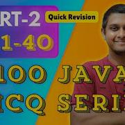 Part 2 Of 100 Java Conceptual Multiple Choice Questions Java OOPS MCQ QNA Codefamily