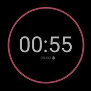 55 Second Countdown Timer IPhone Timer Style