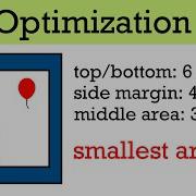 Optimization Minimizing The Area Of A Poster With Given Margins And Printed Material Area