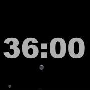 36 Minute Timer With Alarm Full Screen Minimalist Countdown HD ClockUnit