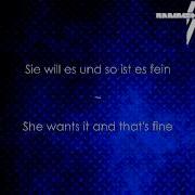 Rammstein Rosenrot Lyrics German English