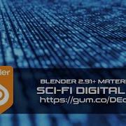 Sci Fi Digital UI Blender 2 91 Real Time Procedural Material