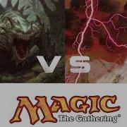 MtG Modern Gameplay Stompy Vs Burn Game 3