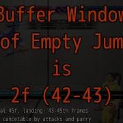 Street Fighter 6 SYSTEM Buffer Window Of Empty Jump Is 2f 42 43