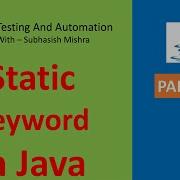 16 Static Keyword In Java