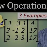 Elementary Row Operations Solve Using An Augmented Matrix