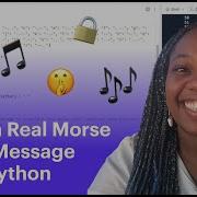 Make A Real Morse Code Message With Python