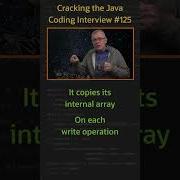 How Is A CopyOnWriteArrayList Working Cracking The Java Coding Interview
