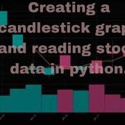 Creating A Candlestick Graph And Reading Stock Data In Python Stocks Python Amazon
