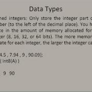Octave Tutorial 32 Data Storage Part 1 Data Types