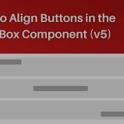 How To Align Buttons In The MUI Box Component V5