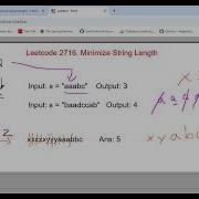 Leetcode 2716 Minimize String Length