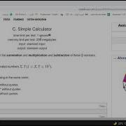 Simple Calculator Codeforces Solution