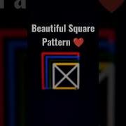 Beautiful Square Pattern Using Python Turtle Python Shorts