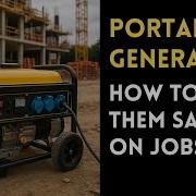 Jobsite Safety Video Portable Generator Safety