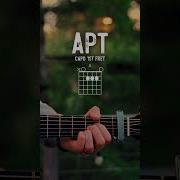 APT ROSÉ Bruno Mars Guitar Tutorial APT Guitar Lesson