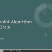 Midpoint Algorithm For Drawing Circle In Computer Graphics