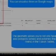 Humanitarian Android Google Fusion Tables And Visualisation