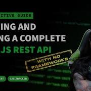 Node Js In 2022 Creating Testing A Complete Node Js Rest API No Framework Erick Wendel