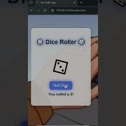 Roll The Dice With Code Html Css Javascript
