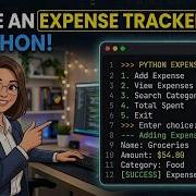 Make Your Own EXPENSE TRACKER Mini Project Python Full Course For Beginners