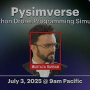 Pysimverse симулятор программирования дронов на Python Live 176