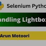 Handling Lightbox Using Selenium Python Selenium Python