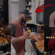 Davido Is Husband Material As He Cook Turkey For His Wife Chioma In Atlanta