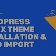 WordPress Complete Phlox Theme Installation And Demo Import
