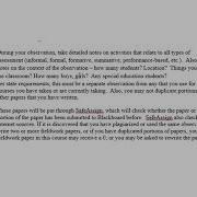 Understanding The Fieldwork Assignment