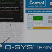 Q SYS Control QuickStarts Multidimensional Tables And Lua S Version Of The Switch Case